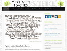 Tablet Screenshot of mrsharristeaches.com